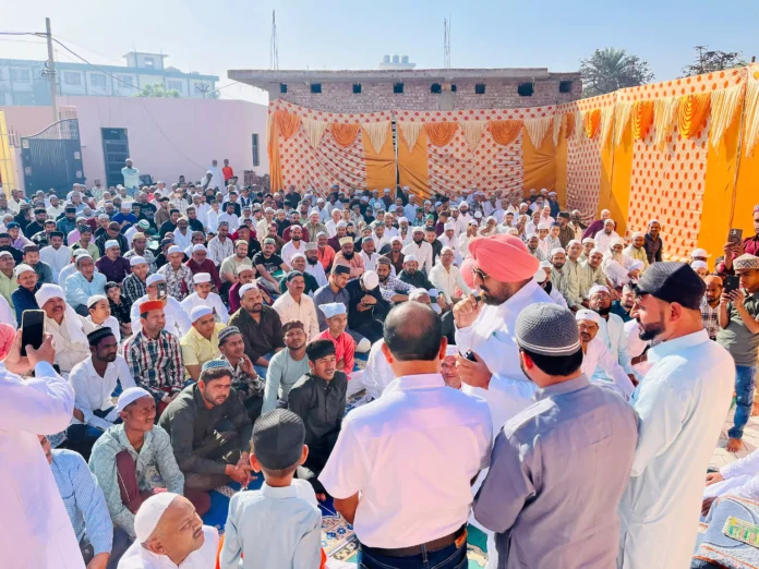 MLA Kuljit Randhawa celebrated Eid with the Muslim community, Eid-ul-Fitr is a symbol of love and brotherhood