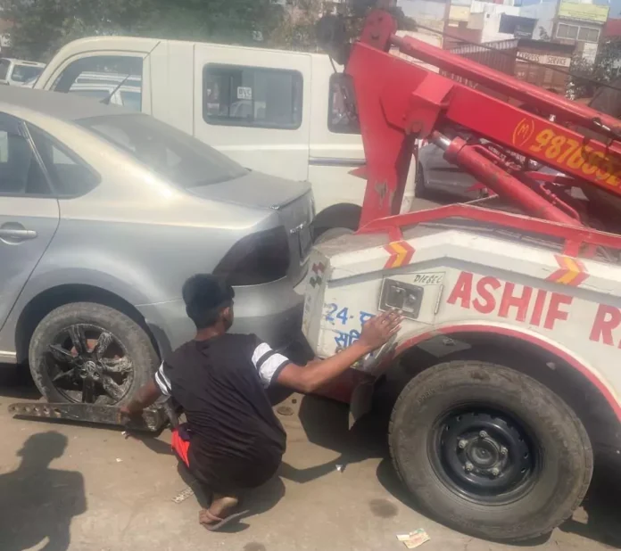 Municipal Corporation took action against illegal encroachment in Manimajra