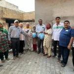 रोटरी क्लब ने 7 जरूरतमंद परिवारों में राशन सामग्री की वितरित