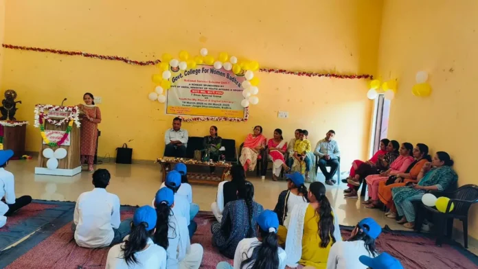 Seven day NSS camp starts at Women's College Badhra