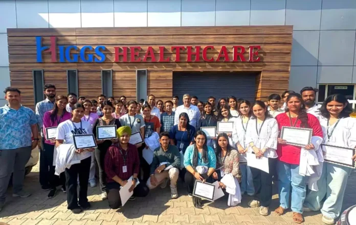 Students of Post Graduate Government College-11 visit Higgs Healthcare