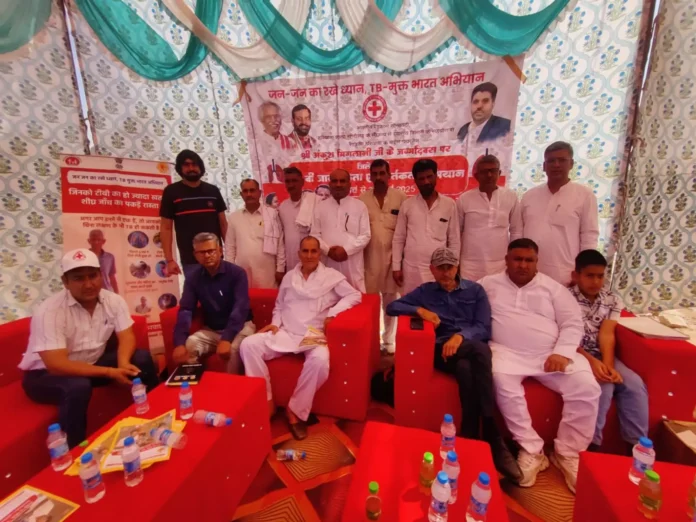 TB awareness and vigilance campaign camp was organized at Khedi Batar Crusher
