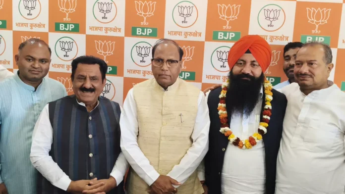 कुरुक्षेत्र में तेजेंद्र सिंह गोल्डी बने भाजपा जिलाध्यक्ष, बधाई देने वालों का लगा तांता