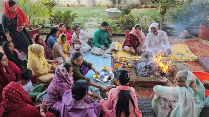 एमडीवीएम पब्लिक स्कूल में नए सत्र का शुभारंभ श्रीमद भागवत कथा के आयोजन के साथ किया