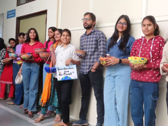 Various competitions were organized on World Sparrow Day, winners were honored