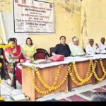 Volunteers cleaned the Arya Samaj temple and made Rangoli