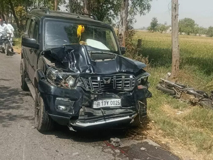 Panipat News: पानीपत में बुलेट और स्कॉर्पियो की टक्कर, 2 छात्रों की मौत