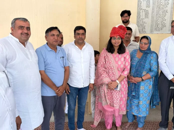 Ankita Sheoran reached Dada Chandan Siddh religious place and took blessings