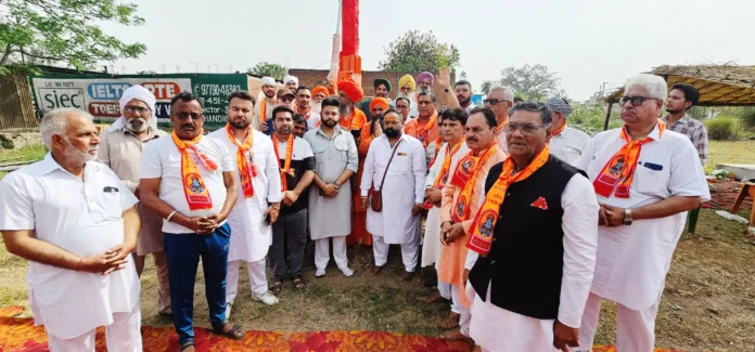Bhoomi Pujan of Shri Thakurdwara was organized by Shri Mahant Sukhbir Das