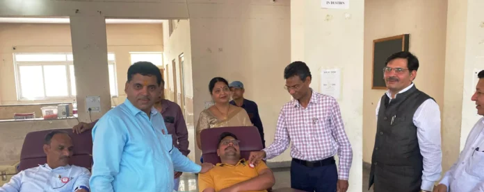 Blood donation camp organized in KLP College