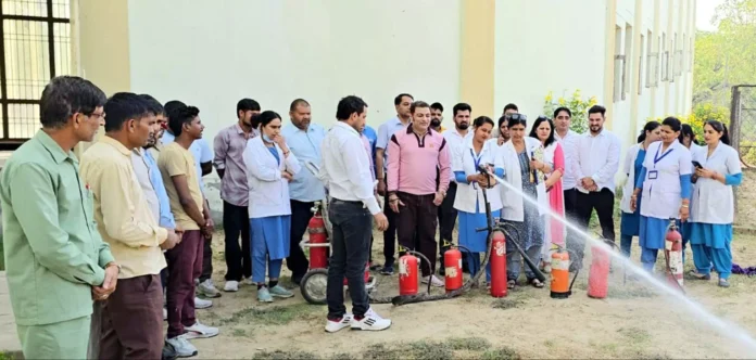 Jind News : नागरिक अस्पताल में हुआ फायर सेफ्टी को लेकर डेमो