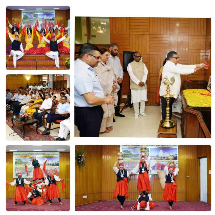 Festive atmosphere at Punjab Raj Bhawan on Himachal Pradesh Foundation Day.