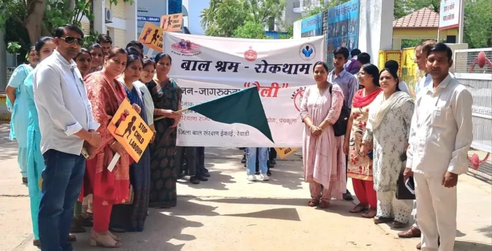 Forcing children to work is a form of violence, awareness rally against child labour flagged off