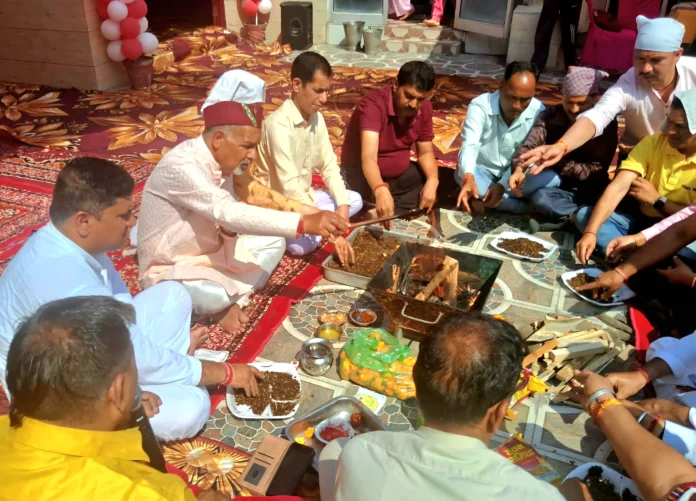 Foundation day of Shri Badrinath temple of Derabassi celebrated