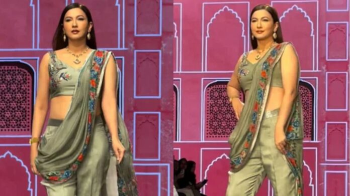 Gauhar Khan के रैंप लुक पर फूटा फैंस का गुस्सा, उमराह के बाद ऐसा आउटफिट?