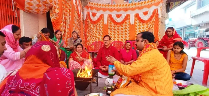 Hawan and huge feast organized on Hanuman birth anniversary