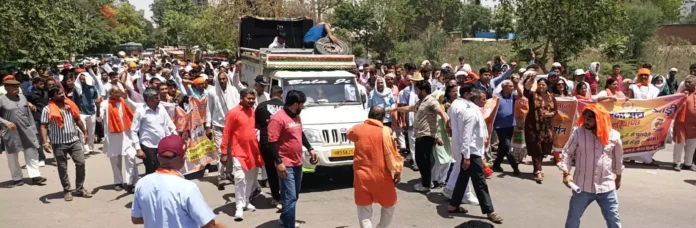 Hindu society took to the streets to protest against Islamic terrorism Hindu society took to the streets to protest against Islamic terrorism