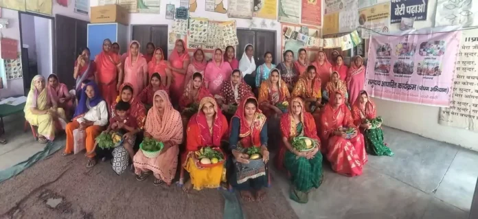 Information on the importance of nutrition given at Anganwadi centers