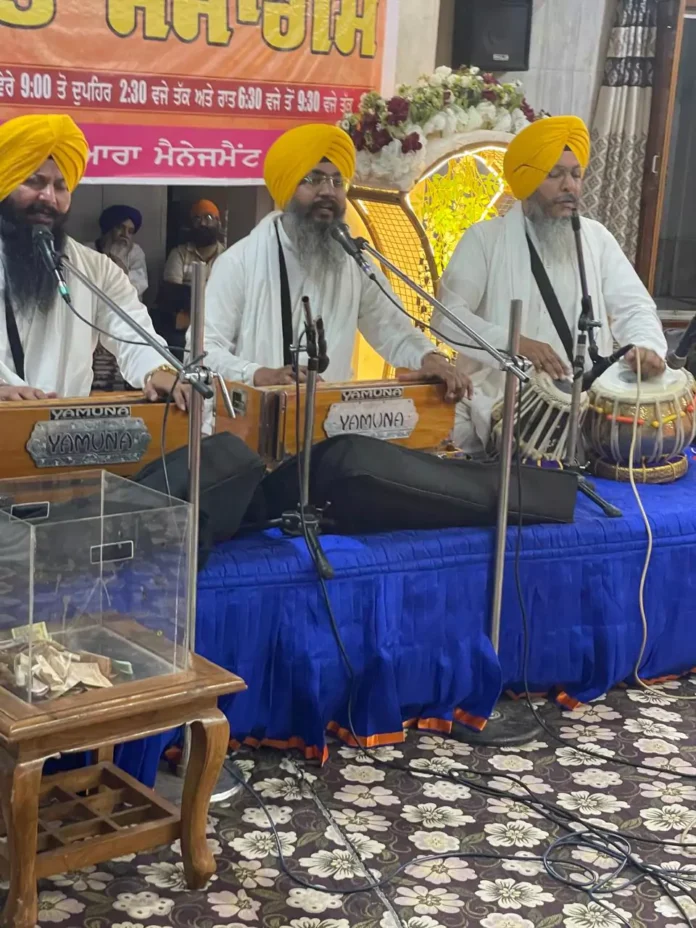 Khalsa Sajana Day Baisakhi celebrated with reverence and gaiety at Gurdwara Badshahi Bagh Sahib