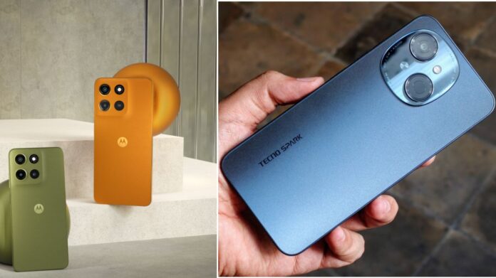 बजट फोन की टक्कर! Moto G15 या Tecno Spark Go 1,  कौन है बेहतर सौदा? 