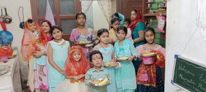 Ambala News : अष्टमी पर घर-घर हुई कंजक पूजन, मंदिरों में भी रही रौनक