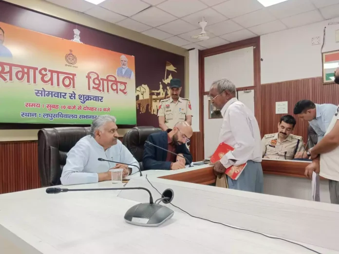 Out of 37 problems, 24 were solved in the Samadhan camp Sonu Bhatt