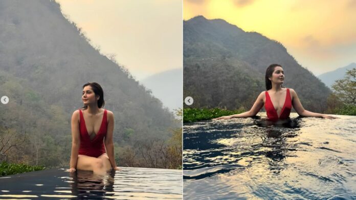 Raashi Khanna Hot Photos: राशि खन्ना ने लाल स्विमसूट में ढाया कहर, बिकिनी लुक में बढ़ाई इंटरनेट की गर्मी