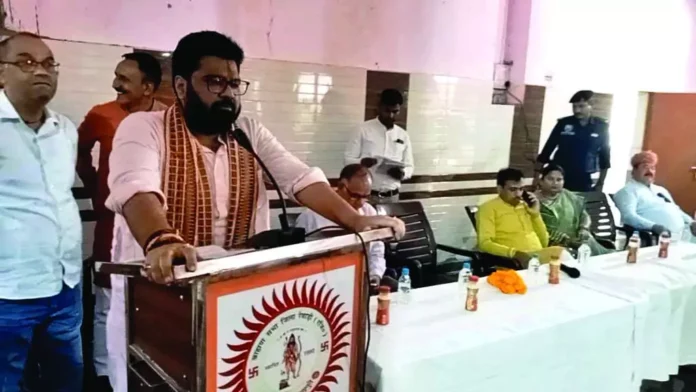 Rajya Sabha MP Kartikeya Sharma reached Rewari to invite people for Lord Parshuram's birth anniversary celebrations