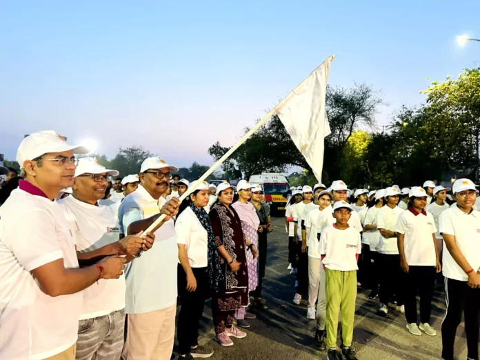 Bhiwani News : टीआईटीएस कॉलेज में नशा मुक्ति अभियान के अन्तर्गत रन फॉर यूथ मैराथन का आयोजन