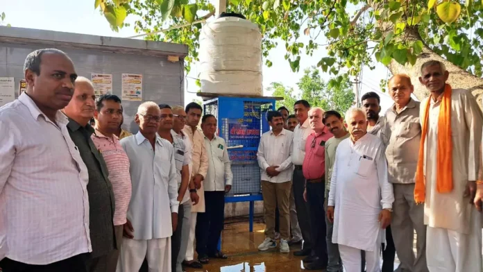 Social worker Ramesh Sachdeva installed two water coolers in Bawal