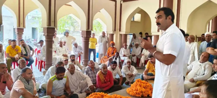 Bhiwani News : पेयजल समस्या का समाधान करना ही भाजपा सरकार की प्राथमिकता : मोहित चौधरी