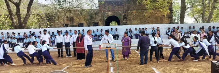 Talent was shown in interesting competitions of three legged race, sack race and tug of war
