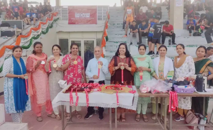 The 54th divisional sports competition of Kendriya Vidyalaya Sangathan Chandigarh division was inaugurated with great pomp