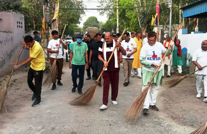 The aim is to make Rewari clean and beautiful as well as to bring it to the forefront in terms of development Laxman Yadav