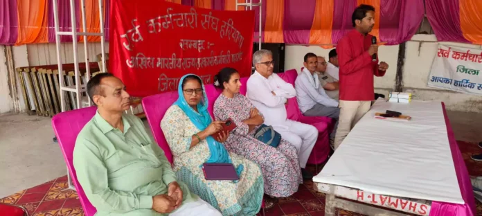 Palwal News : मांगों को लेकर 20 मई को देशव्यापी हड़ताल करके देंगे जवाब : सुभाष लांबा