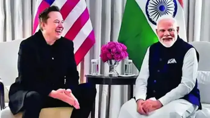 PM Modi Elon Musk Discussion