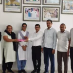 100% result of Pragya Secondary School, Tamanna got sixth position in the state with 98.2 marks