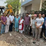 2 year old demand of residents of Gurjeevan Vihar was fulfilled, stalled development work in the colony started
