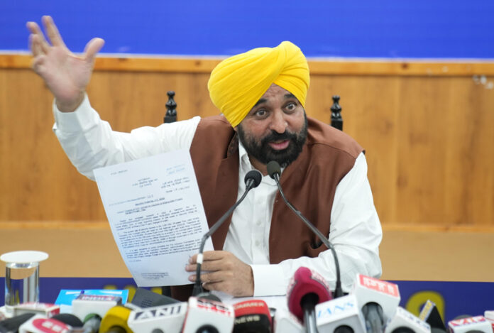 Punjab-Haryana Water Dispute : न तो हमारे पास अतिरिक्त पानी है और न ही पैसा : मान