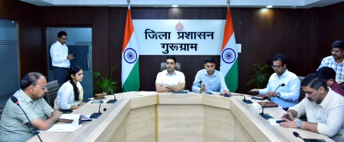 Gurugram News : मॉनसून में जलभराव नहीं होने देने के लिए अफसरों की बैठकों का दौर जारी