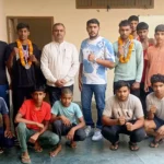Bhim Stadium boxer Luv Singh hit the golden target, two boxers from Bhim Stadium won gold and silver medals in the 68th School National Championship