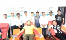 Faridabad News : गांव डीग में रक्तदान का आयोजन, 71 रक्त वीरों ने रक्तदान