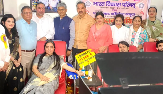 Faridabad News : रक्तदाता ही हमारे समाज के सबसे बड़े हैं नायक : आलोक मित्तल 