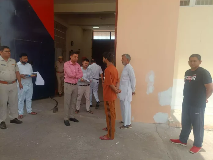 CJM Sanjeev Kajla inspected the district prison