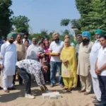 Construction work of Firni started in village Sundaran, entire Panchayat and villagers participated under the leadership of MLA Sardar Kuljit Singh Randhawa