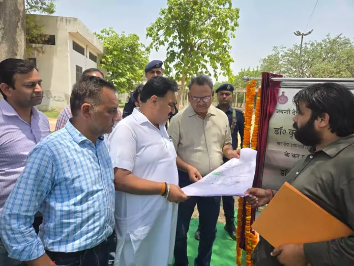 Jind News : डिप्टी स्पीकर ने जयंती देवी पार्क सौंदर्यकरण का किया शिलान्यास