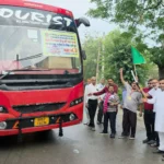 Five buses carrying flowers from 300 unknown bodies left for Haridwar