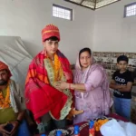 Golden girl boxer Nisha was given a warm welcome in her village Imlota