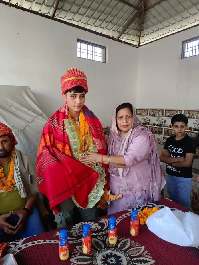 Golden girl boxer Nisha was given a warm welcome in her village Imlota