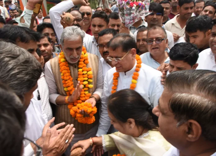 Faridabad News : प्रधानमंत्री मोदी और मुख्यमंत्री सैनी के नेतृत्व में हरियाणा विकास की नई ऊंचाइयों पर: कृष्ण पाल गुर्जर